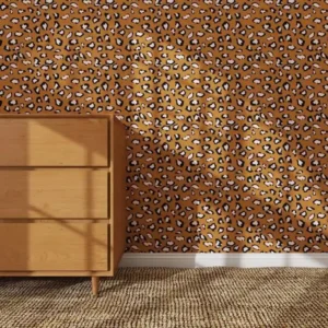 Leopard Print Wallpaper in Dubai